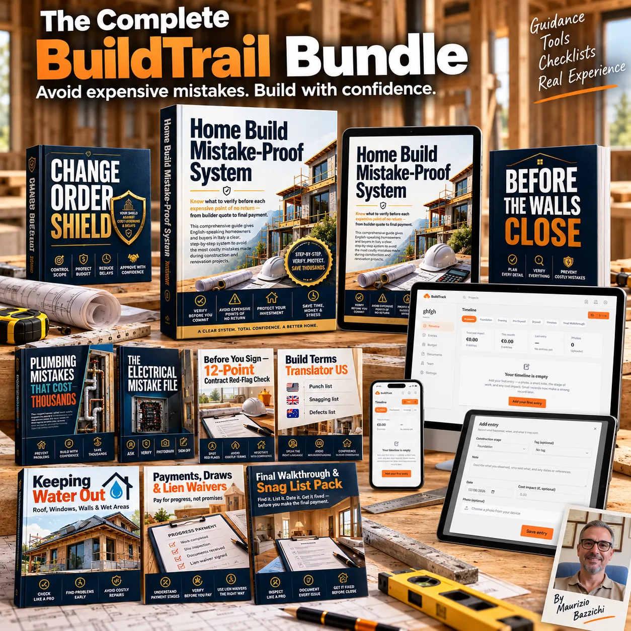 BuildTrail guides and printable checklist books