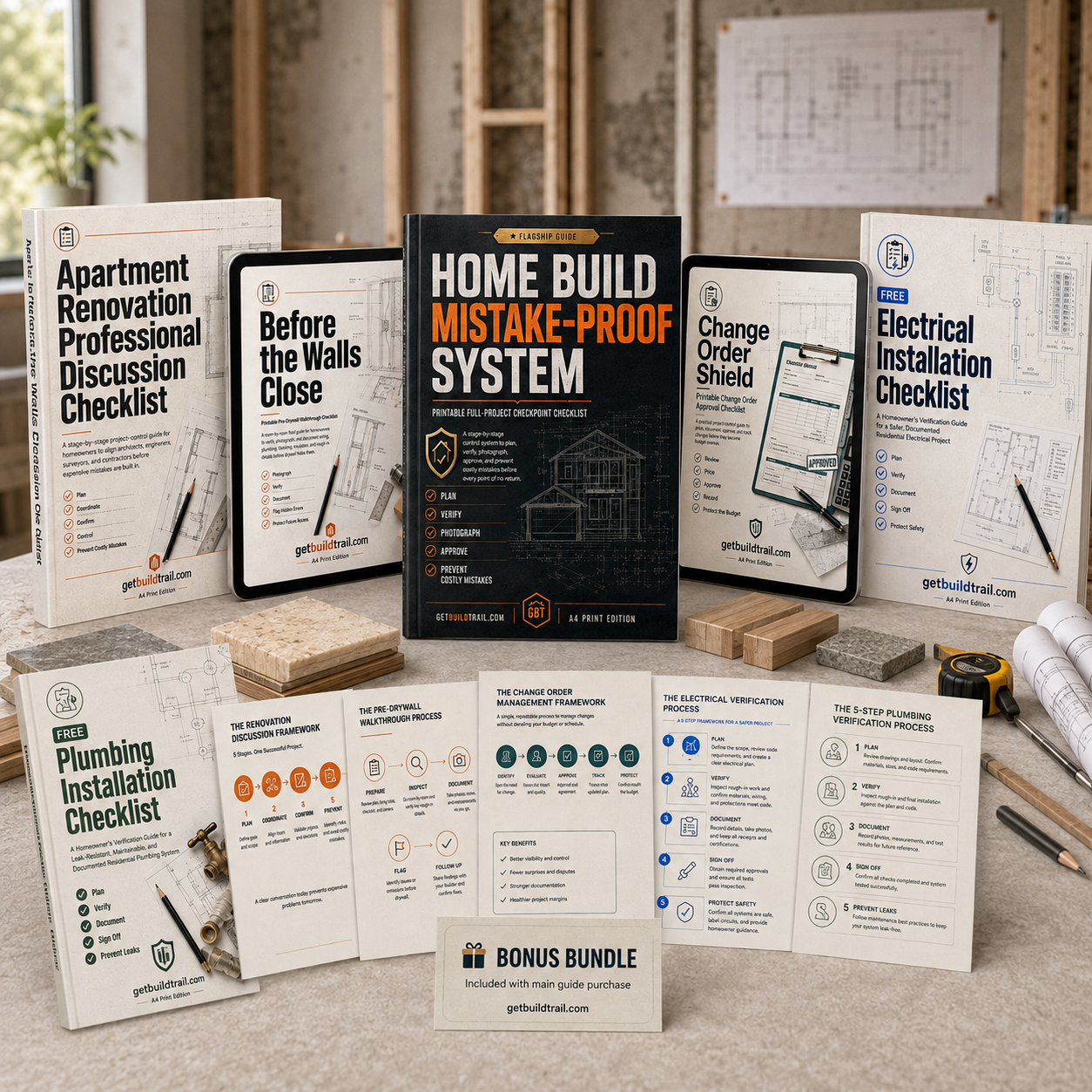 6 Printable Checklists cover